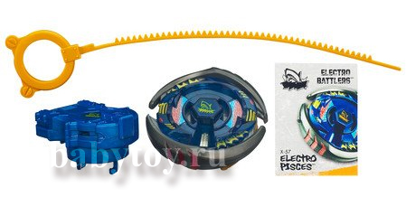 Beyblade Обновленный волчок со звуковыми и световыми эффектами и пусковое устройство - Electro Pisces