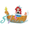 Набор для игры в воде: маленькая кукла Принцесса Ариэль и лодка