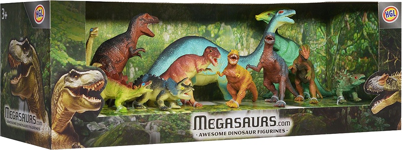 Игровой набор динозавров 11 штук, в ассортименте
