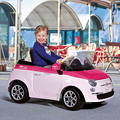 Электромобиль FIAT 500 (розовый)