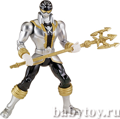 Могучие рейнджеры Фигурка 10 см - Silver Ranger