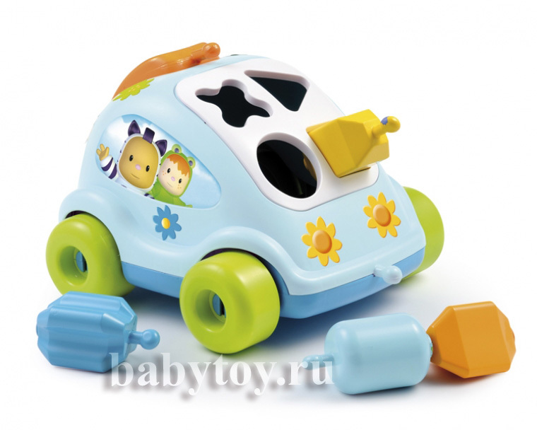 Smoby игрушка Развивающий автомобиль с фигурками
